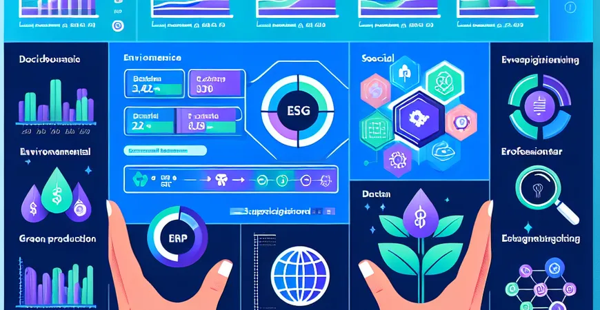  ERP如何助力ESG？绿色生产数据追踪功能